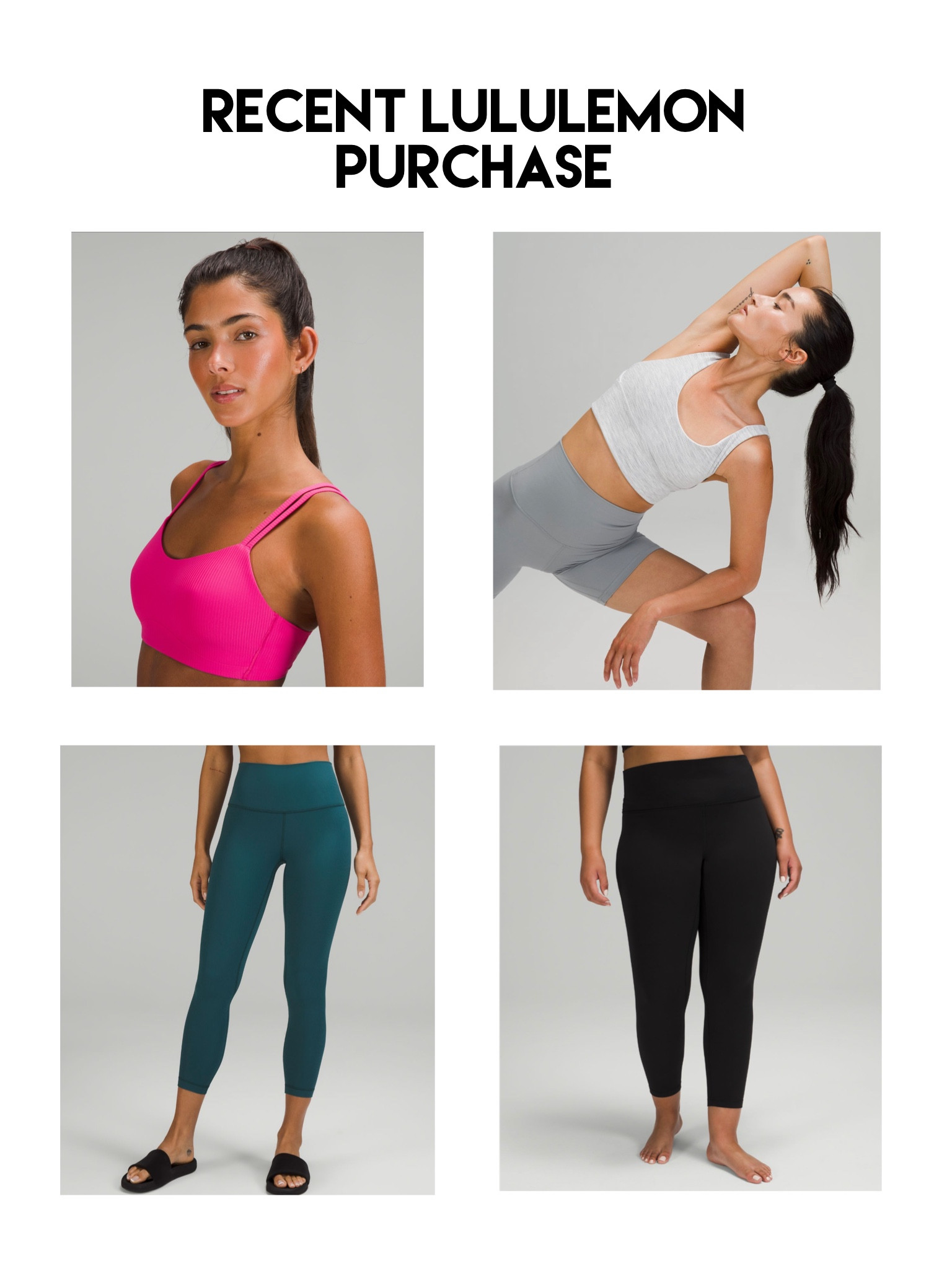 Recent lululemon purchase! Size 2 in the leggings and size 6 in the sports bras! 

#LTKfit #LTKstyletip #LTKsalealert