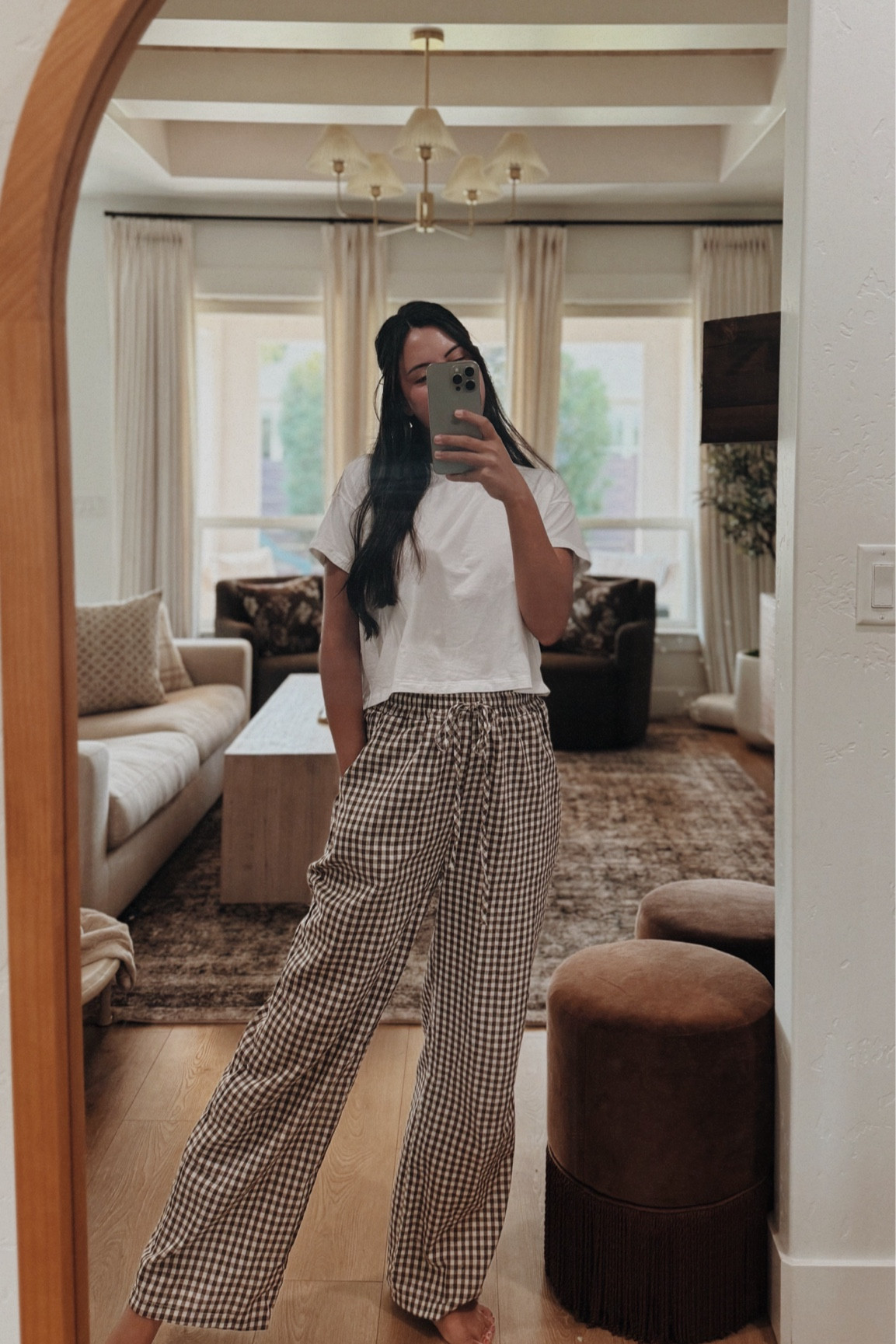 Amazon outfit of the day! Living in these cozy gingham pants! 
Fall outfit 

#LTKSeasonal #LTKStyleTip #LTKFindsUnder50