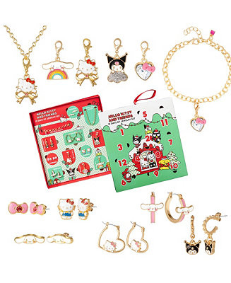 Sanrio Hello Kitty Fashion Advent Gift Collection: Mix & Match Charms, Earrings, Necklace Christm... | Macy's