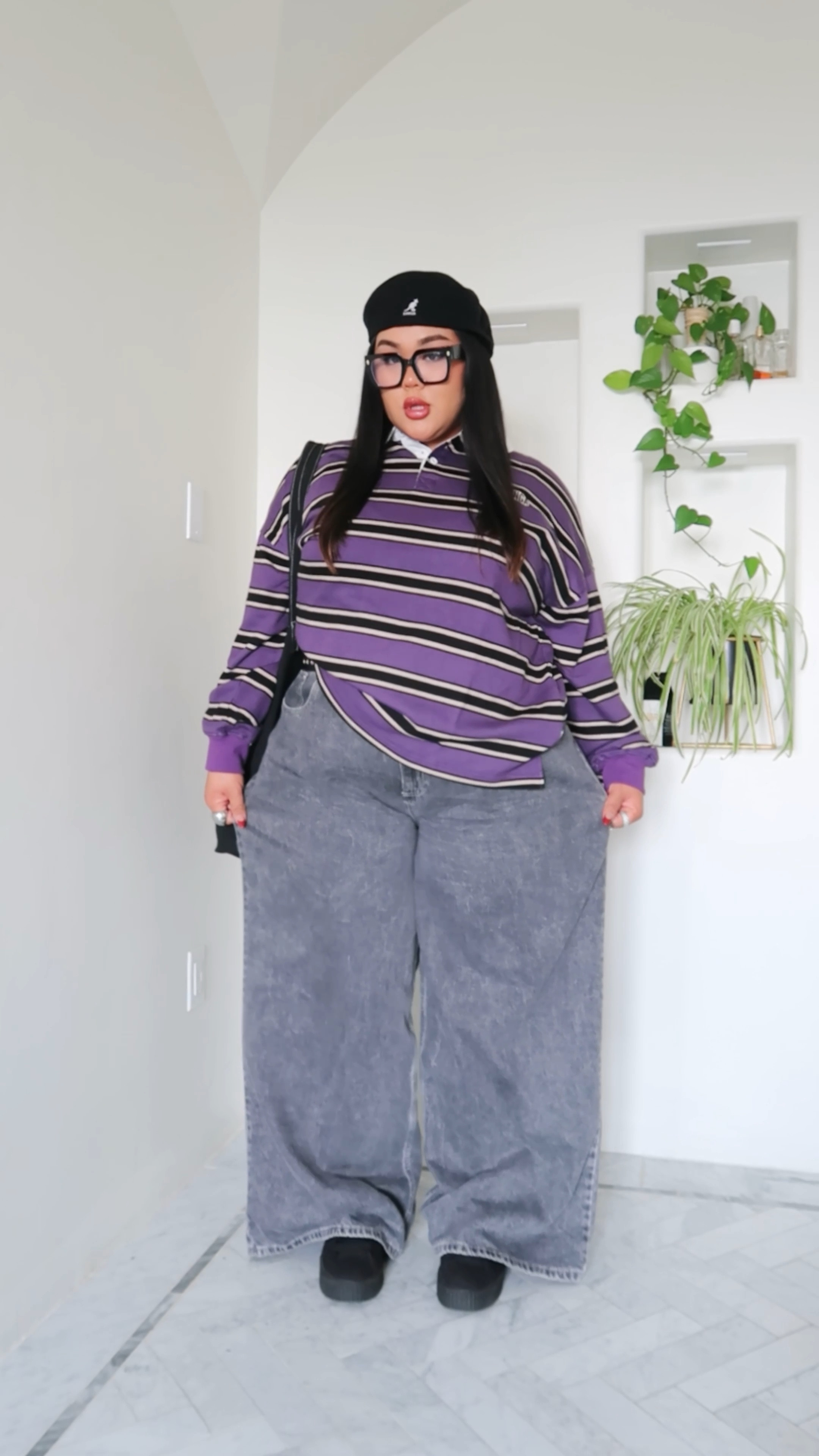 Plus size outfit inspo! 

• top linked on my Instagram 
• jeans: US 20 
• hat: XL 

#LTKFindsUnder100 #LTKStyleTip #LTKPlusSize