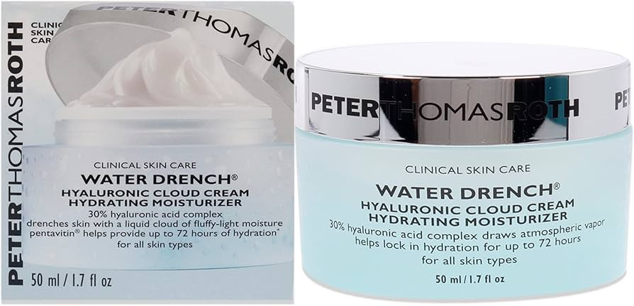 Peter Thomas Roth | Water Drench Hyaluronic Cloud Cream | Hydrating Moisturizer for Face, Up to 7... | Amazon (US)