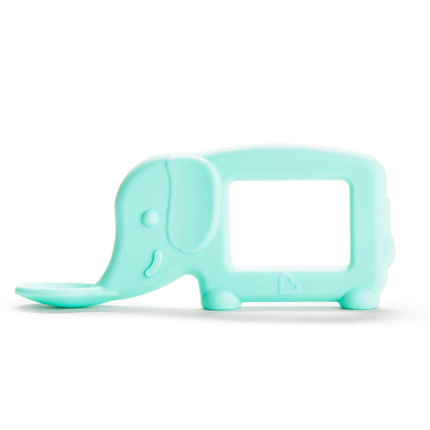 Munchkin The Baby Toon Silicone Teething Spoon - Green Elephant