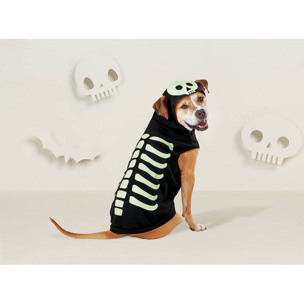 Skeleton Glow Hoodie Dog and Cat Costume - Hyde & EEK! Boutique™ | Target