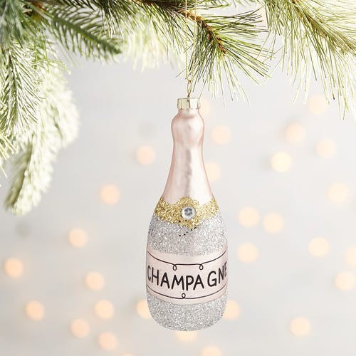 Champagne Bottle Ornament | Pier 1 Imports