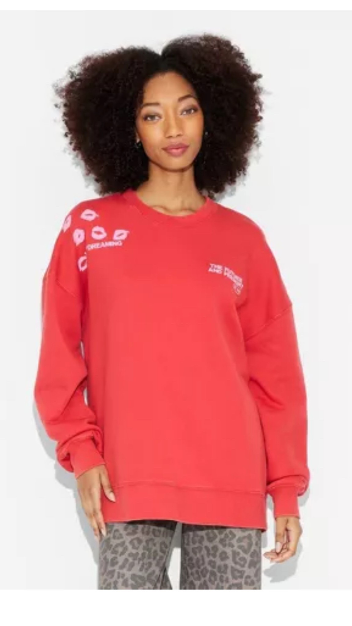 My cozy Crewneck from Target. I got this in a large for extra roomy! 