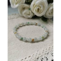 Icy Translucent Multi Colour Type A Grade Natural Jadeite Jade Fei Cui Beaded Bracelet | Etsy (US)