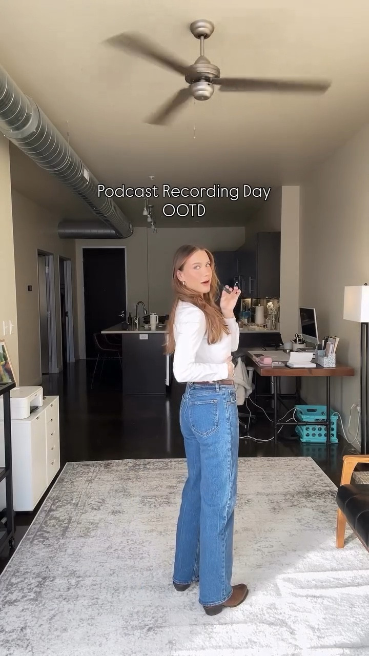 Podcast recording day OOTD 🎙️ 

#LTKootd #LTKWorkwear #LTKdayinmylife
