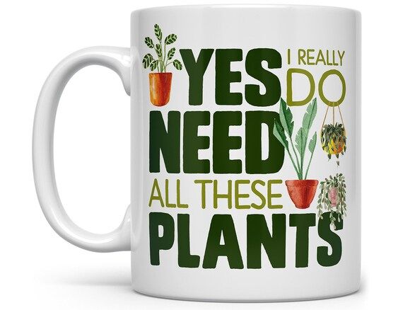 Plant Mug Houseplant Lover Cup Plant Lady Mug Gardener | Etsy | Etsy (US)