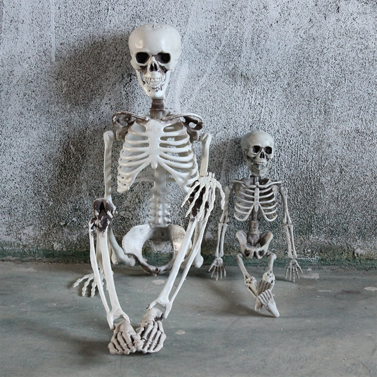 2021 Full Life Size Human Skeleton Adjustable simulation skull decoration party decoration props ... | Walmart (US)