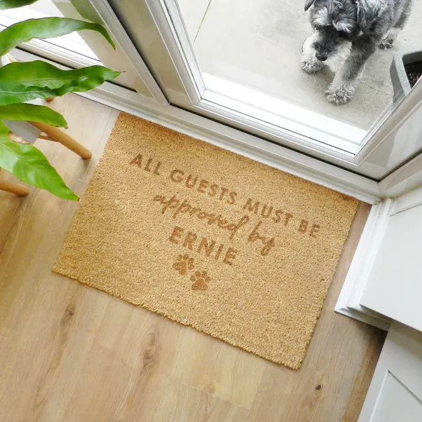 Personalised Rectangle Pet Doormat | Dunelm (migrated)
