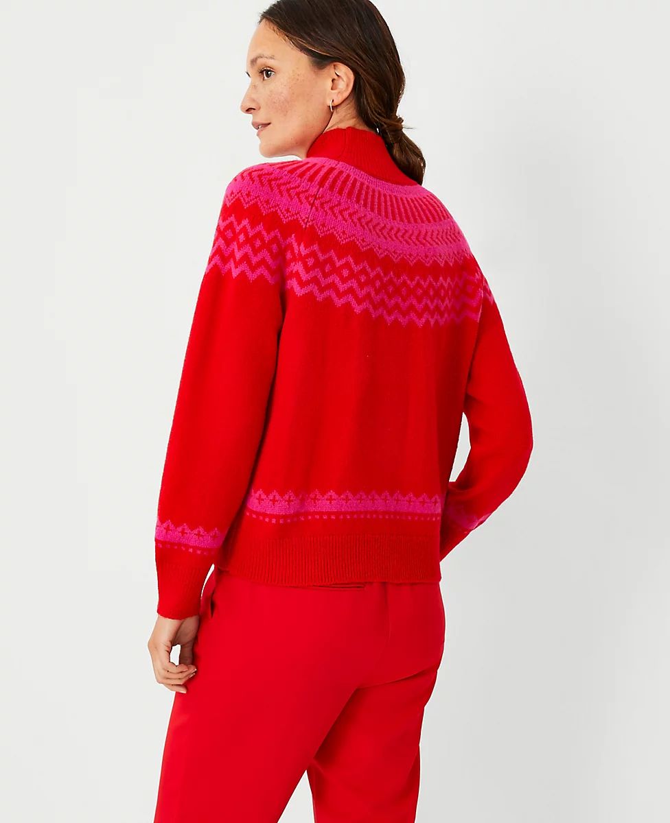 Fair Isle Turtleneck Sweater | Ann Taylor (US)