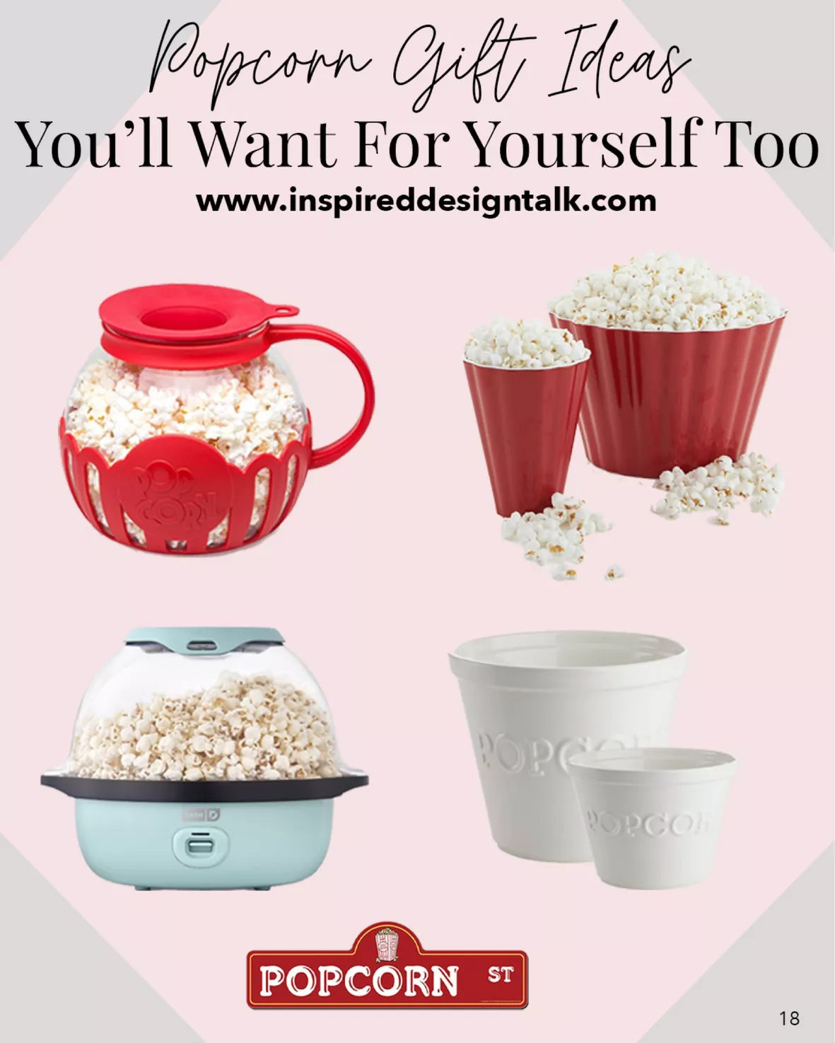 Dash Smartstore Stirring Popcorn Maker Makes 24 Cups Free Shipping