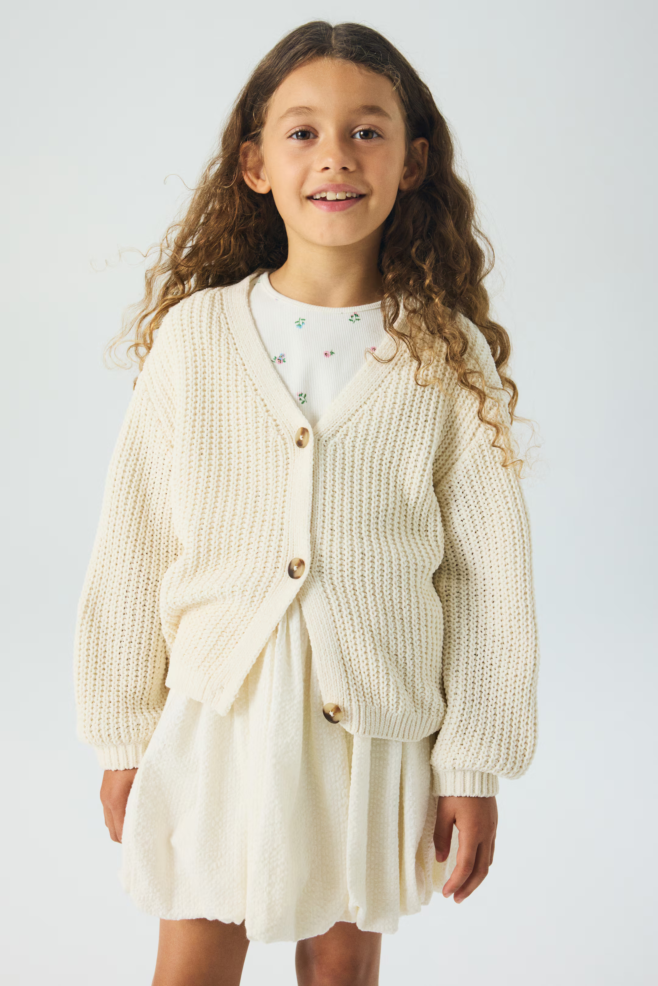 Chenille-Knit Cardigan | H&M (US + CA)