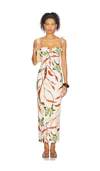 Petal Long Slip Dress in Rooted Floral | Revolve Clothing (Global)