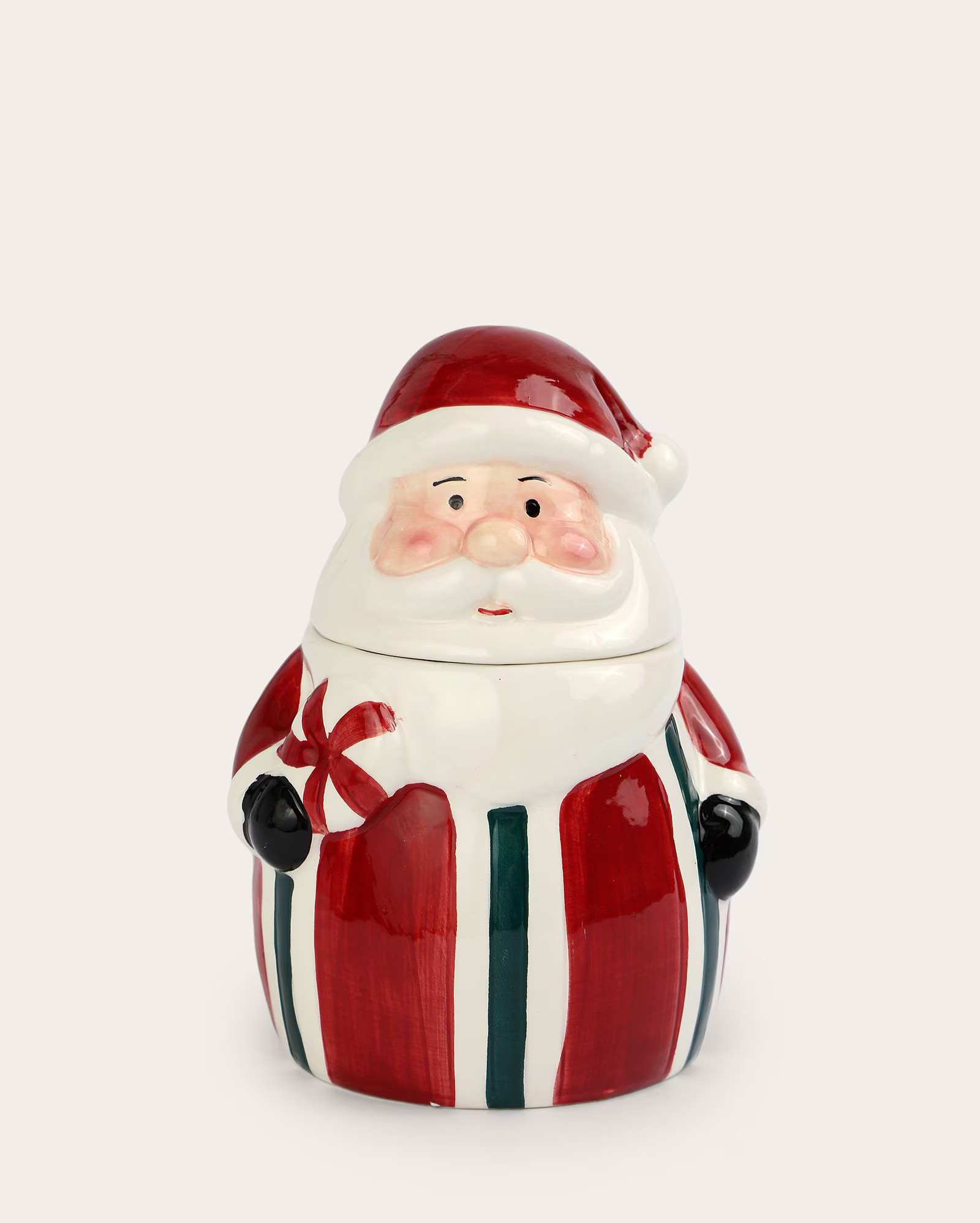 Pote decorativo cerâmica Papai Noel 18cm multicor | Casa Riachuelo | Riachuelo (BR)
