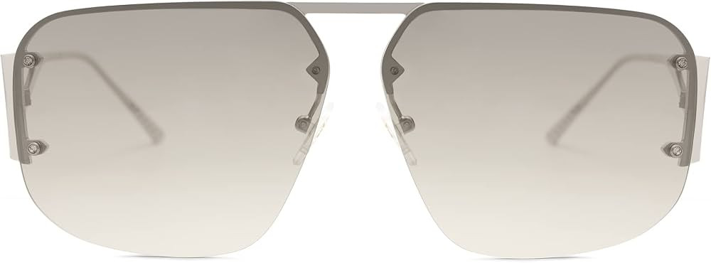 SOJOS Trendy Aviator Sunglasses Mens Womens Retro Metal Rimless Frame Shades Lentes De Sol Para M... | Amazon (US)