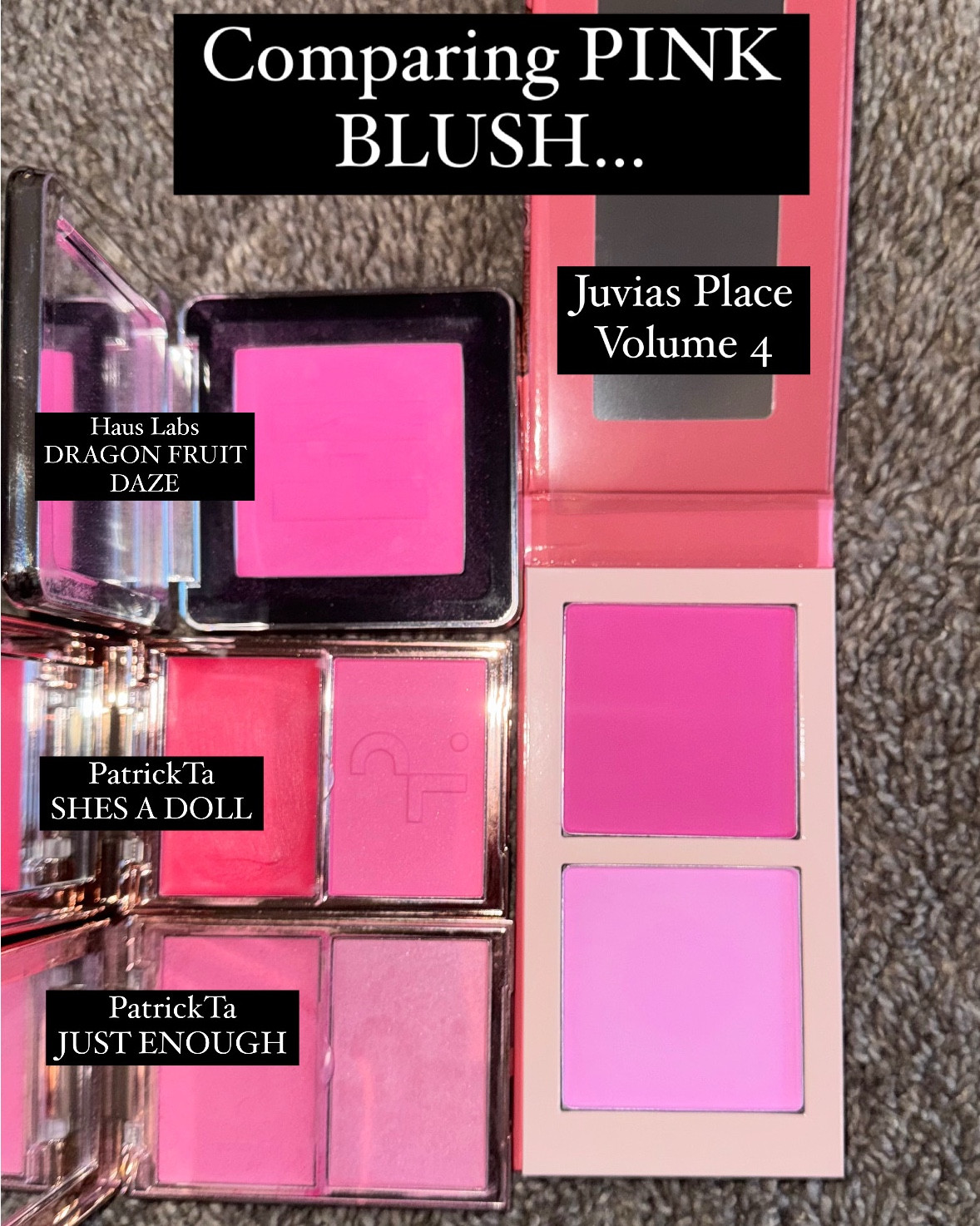 CAN YOU GUESS THE BLUSH I WORE THAT LASTED FOR 8+hours ( pics are at 5 hours of wear!) ??? SWIPE TO LAST SLIDE! 
🌸🌷SPRING PINK BLUSHES 

#LTKStyleTip #LTKBeauty #LTKSeasonal