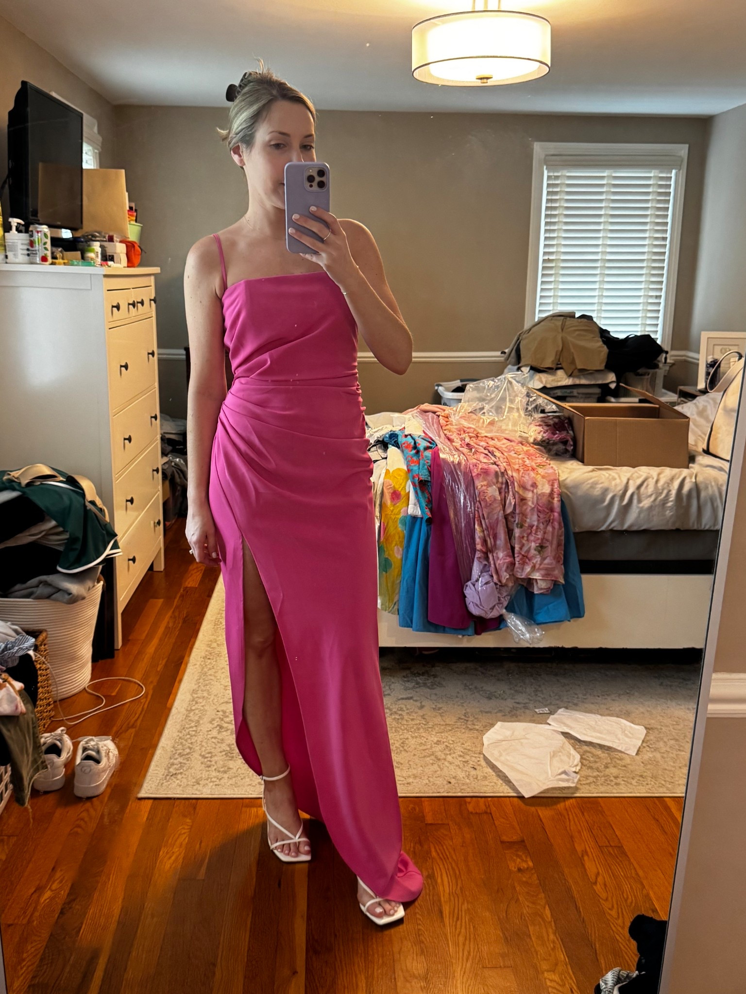 The darling dress I almost wore to my best friend’s wedding! Someone please get this dress and wear it! Incredible quality and structuring. Gorgeous Barbie pink! Such a show stopper piece 🩷

#LTKStyleTip #LTKParties #LTKWedding