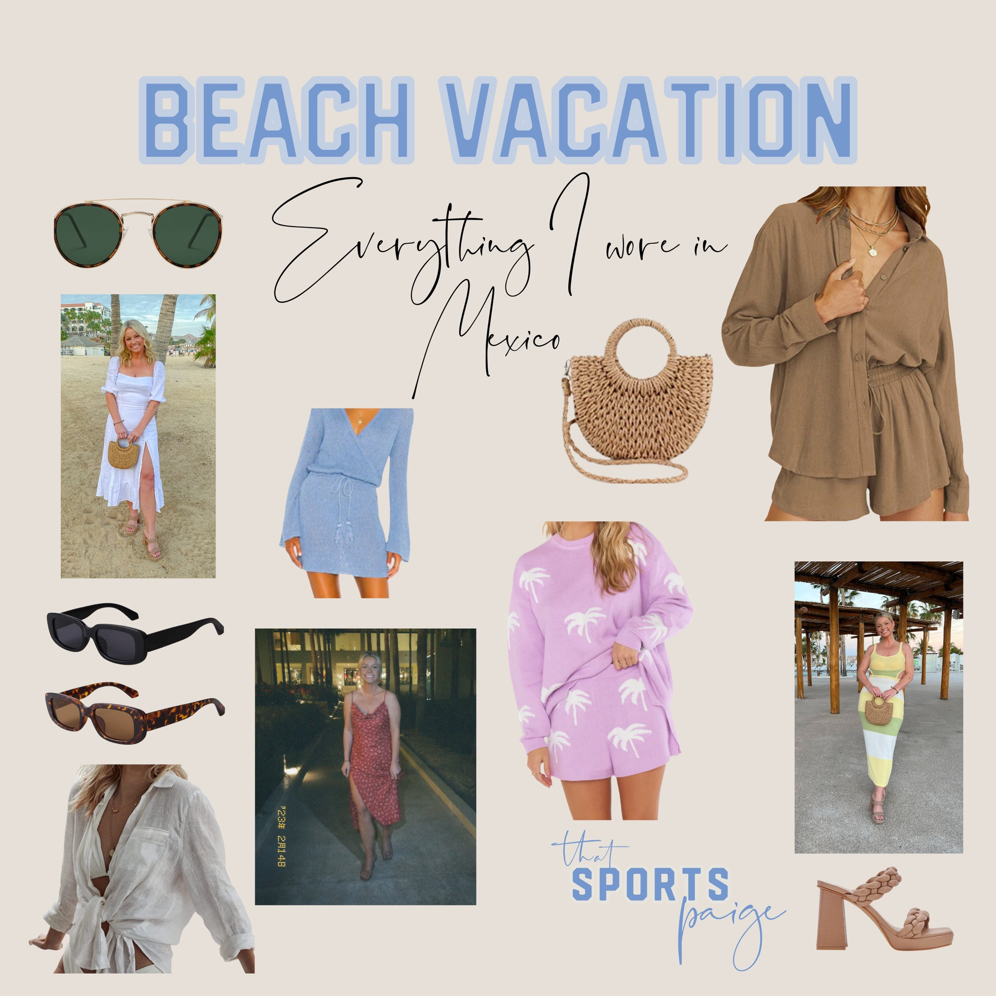 Beach vacation outfits. Everything I wore in Mexico. 


#LTKtravel #LTKSeasonal #LTKswim