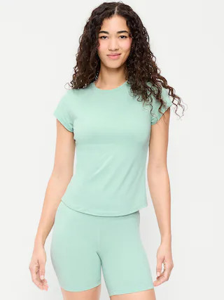 StudioSmooth Short-Sleeve Base Layer Top | Old Navy (US)