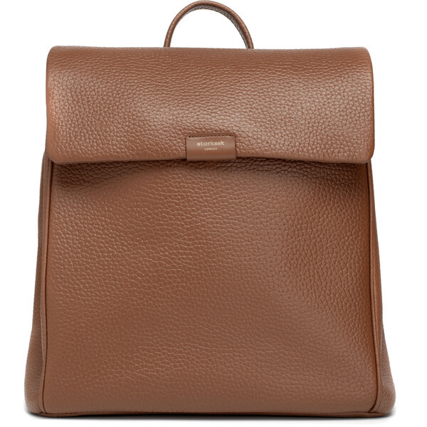 St James Leather Backpack, Tan - Storksak Bags & Luggage | Maisonette | Maisonette