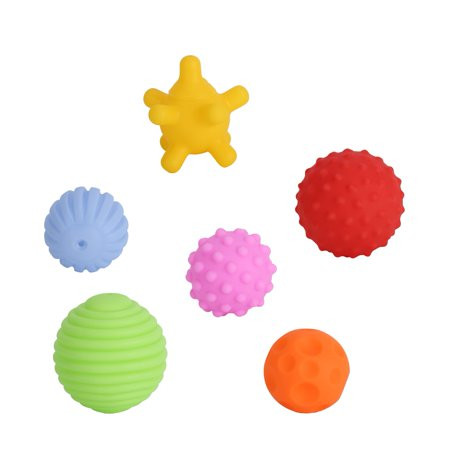 Spptty Child Touch Handball 6Pcs Colorful Infant Textured Multi Ball Set Senses Touching Training Ba | Walmart (US)