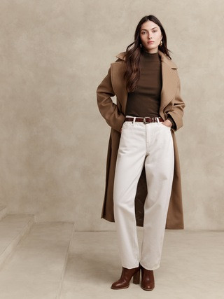 Refined Mock-Neck Top | Banana Republic (US)