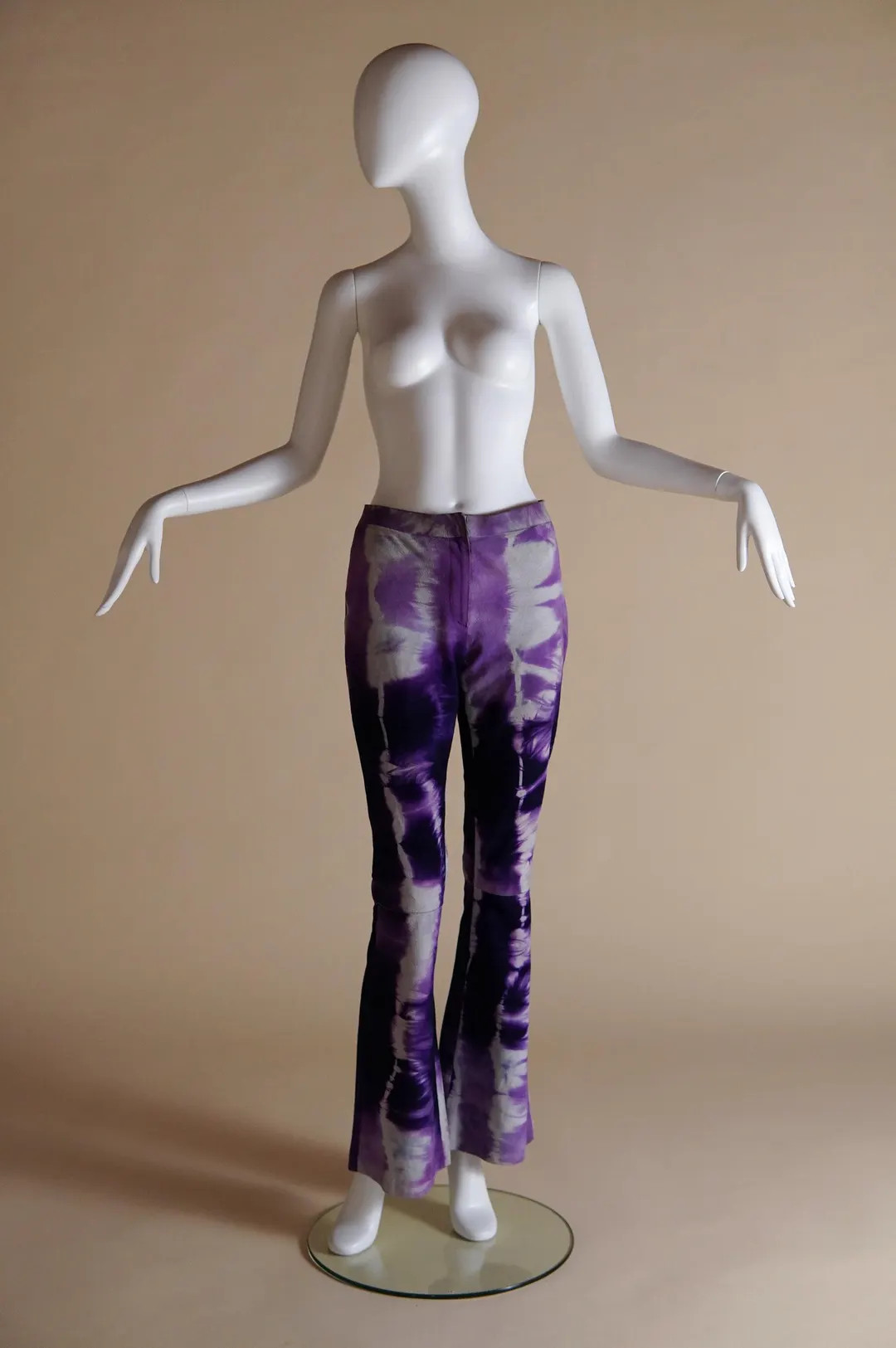 F/W 1999 Gucci by Tom Ford documented suede tie-dye purple and grey flare pant - Fall 1999 | Etsy (US)