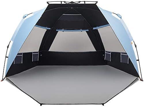 Easthills Outdoors Instant Shader Deluxe XL Beach Tent Easy Setup 4-6 Person Popup Sun Shelter 99... | Amazon (US)
