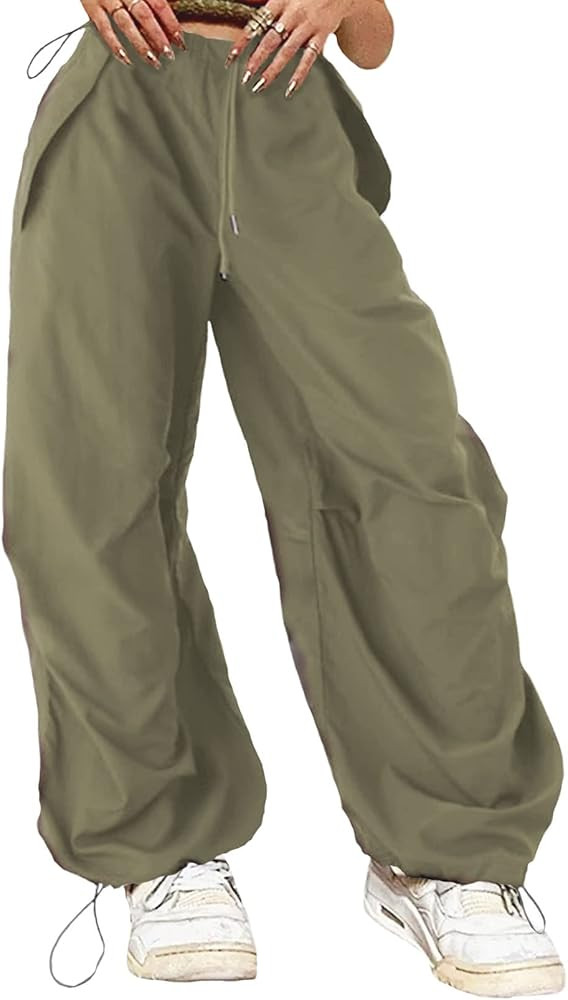 Women’s Parachute Pants With Drawstrings | Amazon (US)