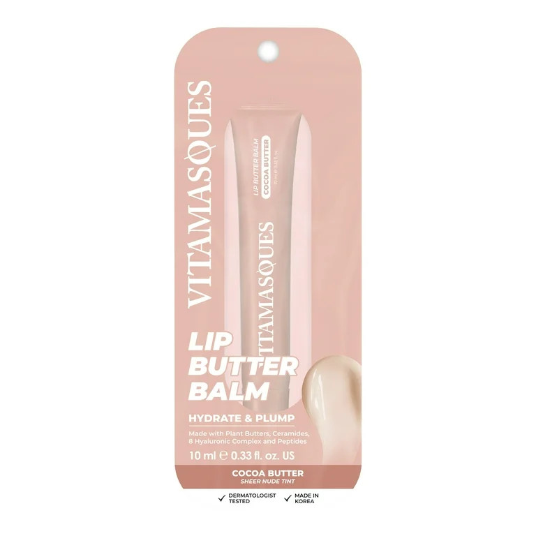 Vitamasques Lip Butter Balm, Cocoa Butter, 0.33 fl oz | Walmart (US)