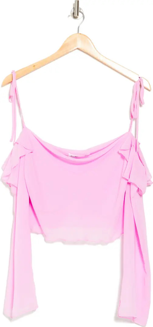 Ruffle Cold Shoulder Top | Nordstrom Rack