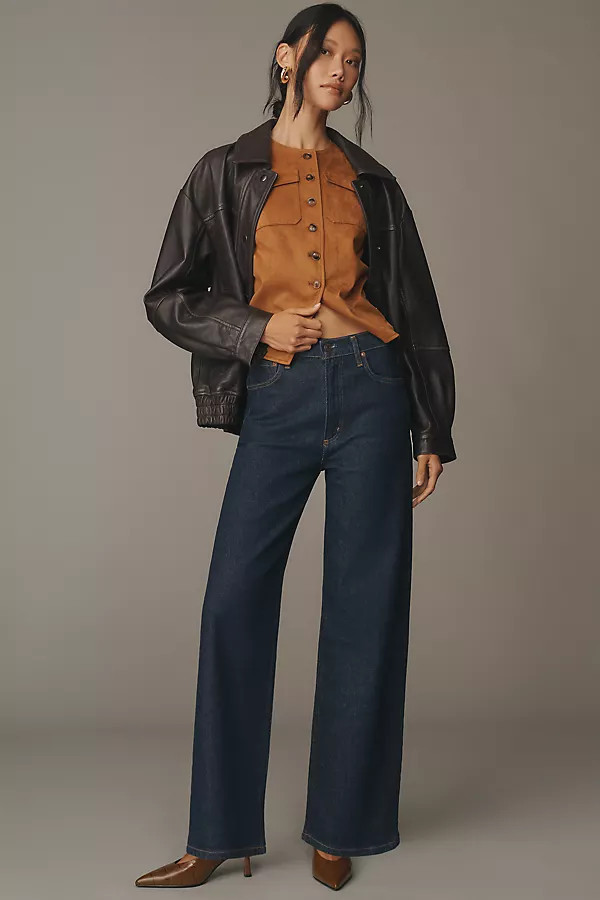Ren High-Rise Wide-Leg Jeans | Anthropologie (US)