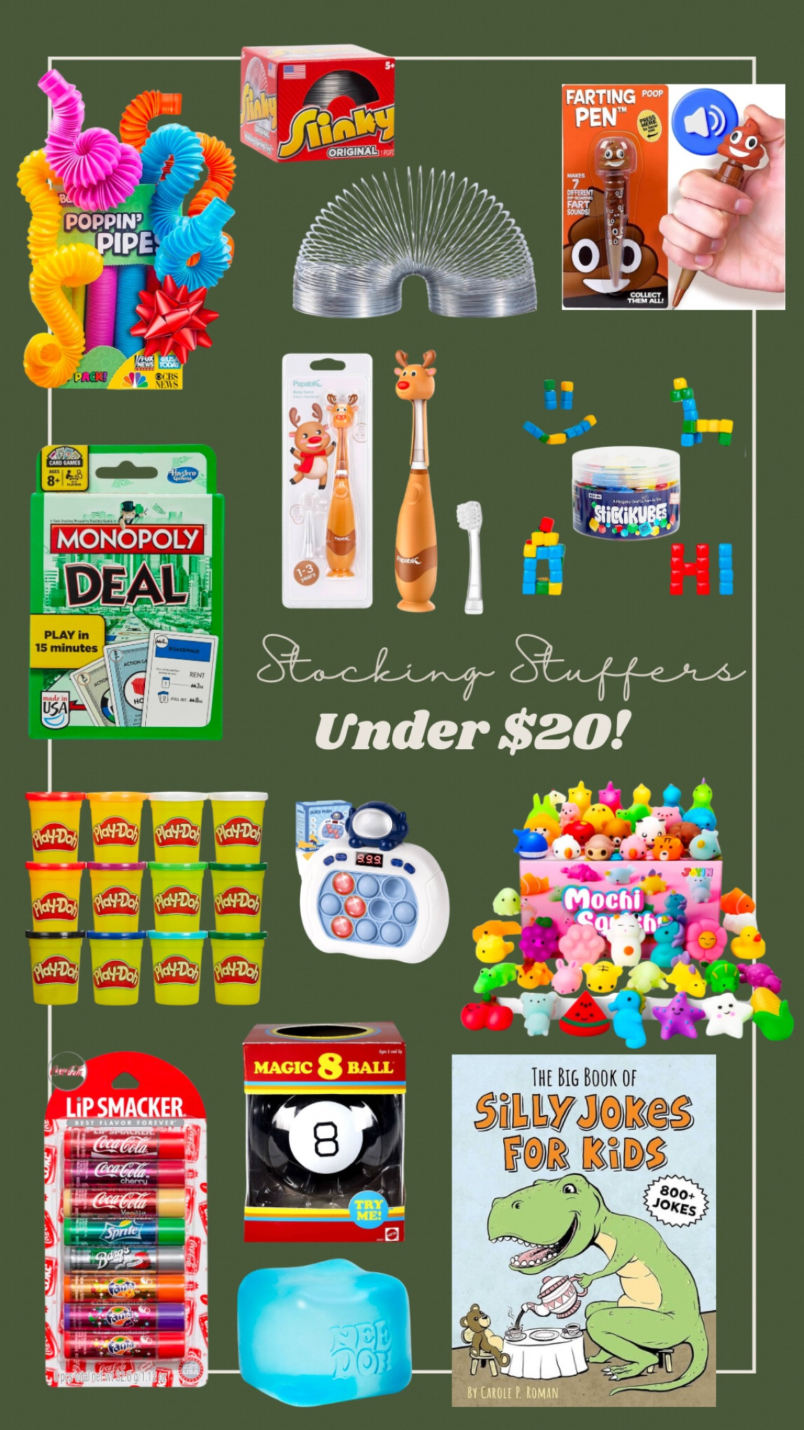 Stocking stuffers for kids all under $20! All arrive before Christmas!

#LTKHoliday #LTKKids #LTKGiftGuide