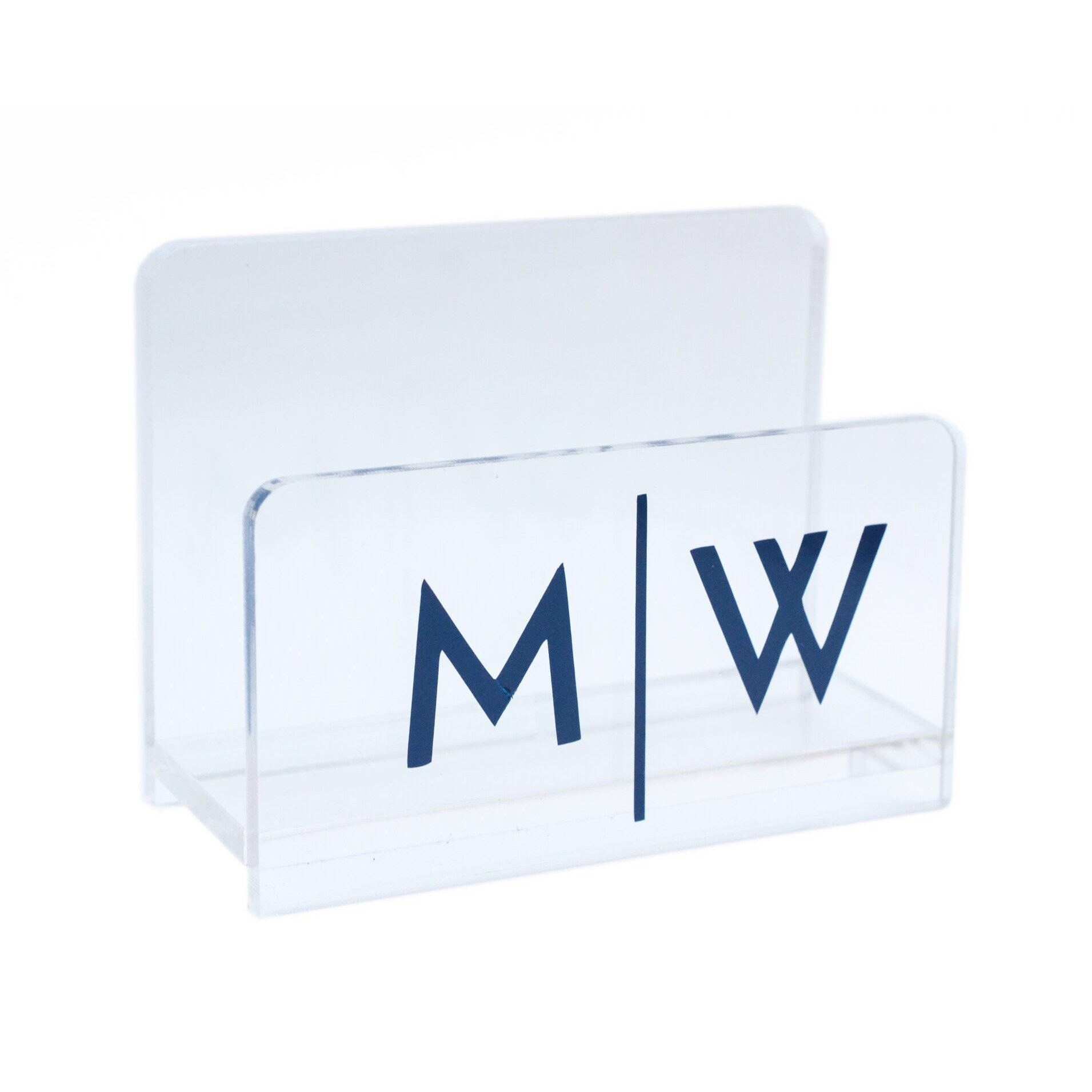 Acrylic Business Card Holder | White Elephant Designs