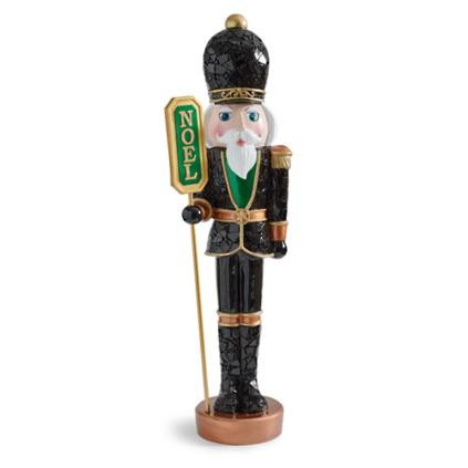 Nutcracker with Noel Sign | Grandin Road | Grandin Road
