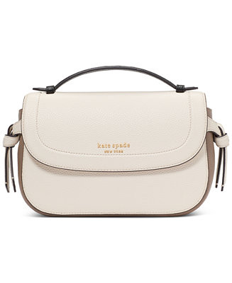 Knott Colorblocked Small Pebbled Leather Top Handle Crossbody  - Macy's | Macy's