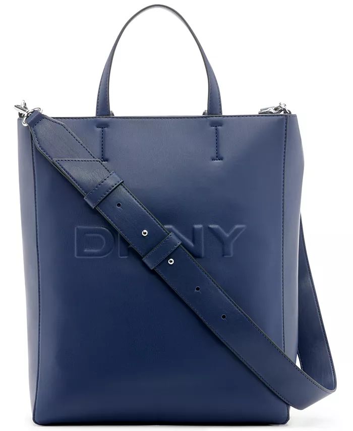 DKNY Tilly Logo Convertible Strap North South Tote & Reviews - Handbags & Accessories - Macy's | Macys (US)