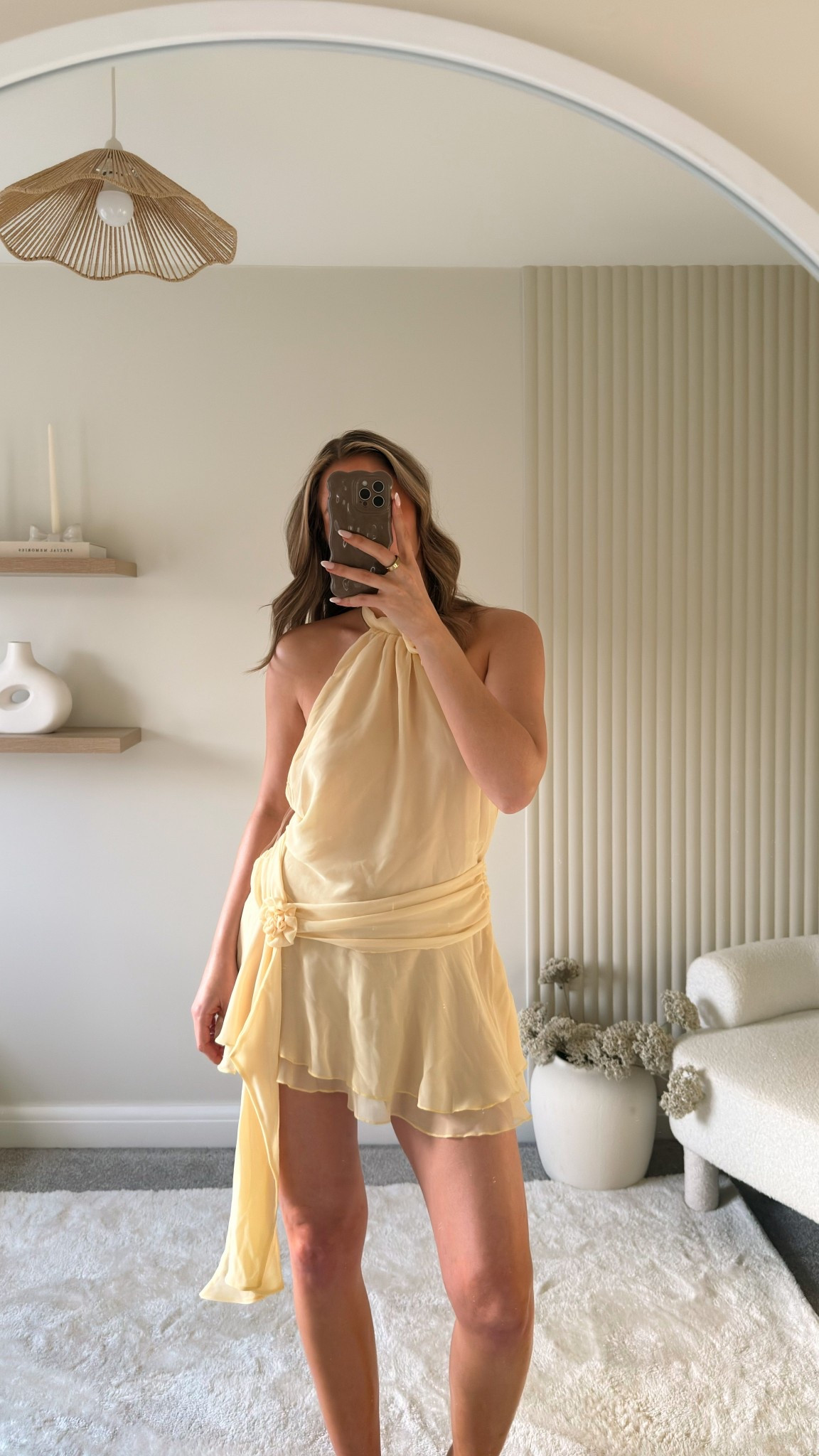 Butter yellow mini holiday dress from @ohpolly 🌼✨

#LTKsummer #LTKeurope