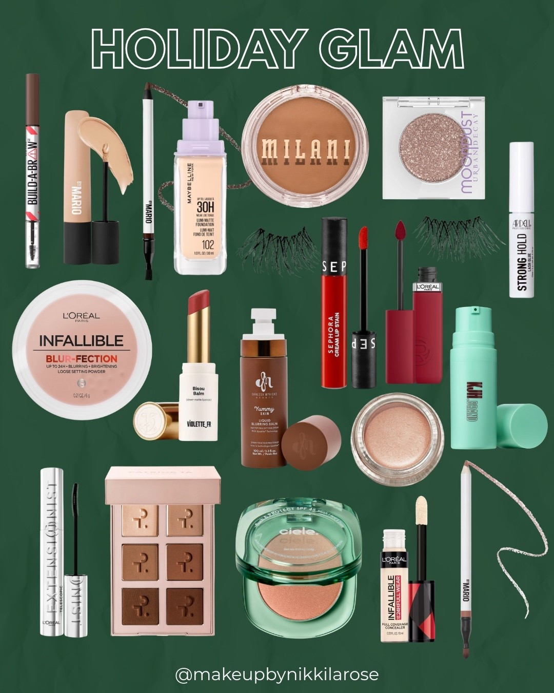 Everything I used for my Holiday Glam! Luxury & Drugstore

#LTKBeauty