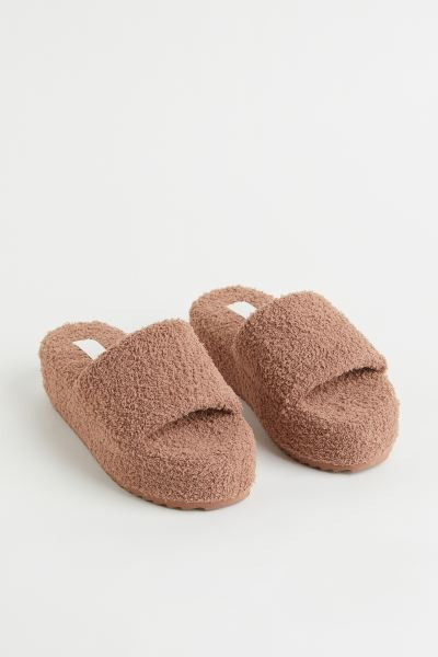 Terry Platform Slippers | H&M (US + CA)