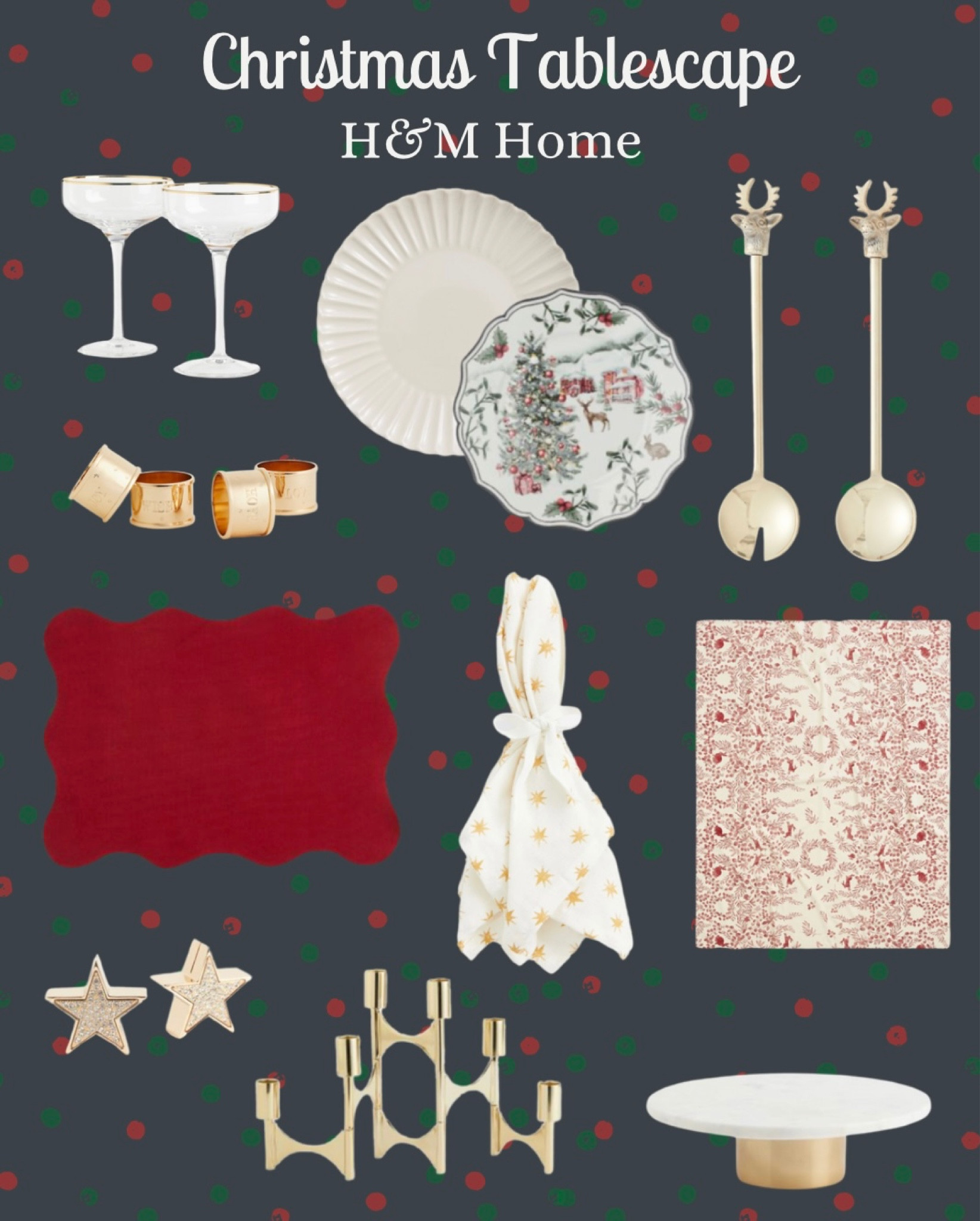 #christmas #christmasdecor #christmastabledecorations #christmastablescape #tabledecor #tableware #tablescape #home #homedecor  

#LTKhome #LTKHoliday #LTKSeasonal