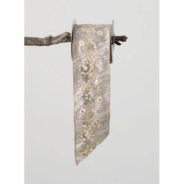 Snowflake Sequin Ribbon | Wayfair North America