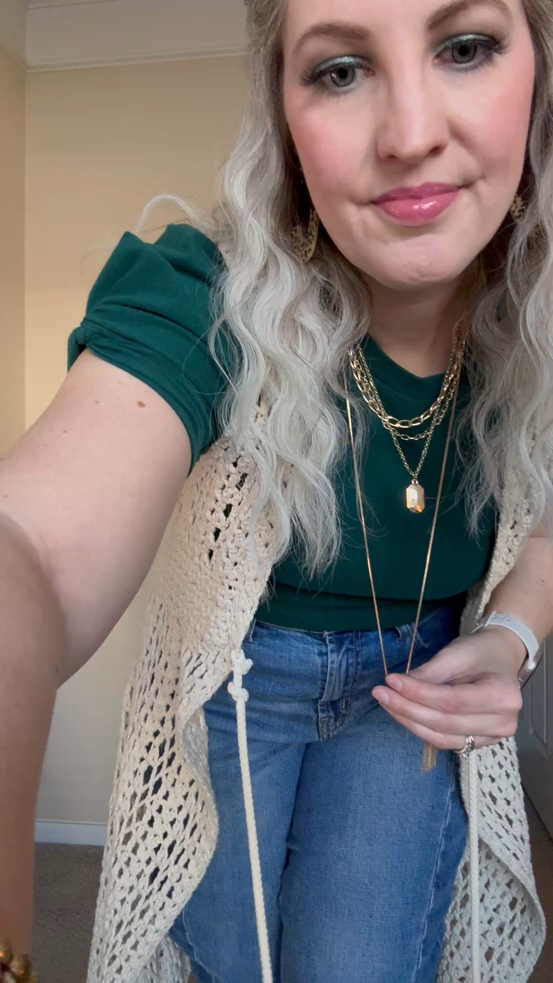 OOTD 🫶🏻 Shirt from Amazon and jeans from Old Navy. Everything else is old! 

#LTKStyleTip #LTKOver40 #LTKMidsize