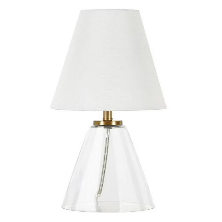 Evelyn&Zoe Traditional Clear Glass Mini Table Lamp | Walmart (US)