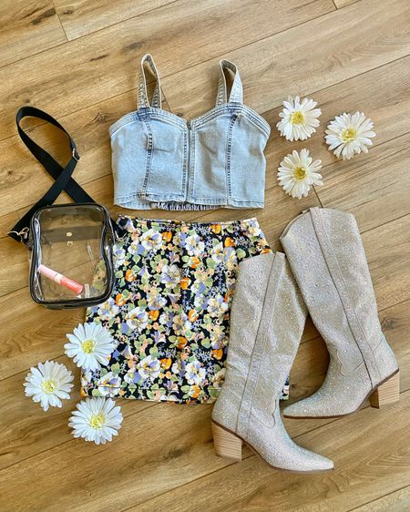Nashville outfit. Country music concert outfit. Taylor Swift concert outfit. Eras tour outfit. Target fashion. Amazon fashion. Sparkly boots.

#LTKGiftGuide #LTKSeasonal #LTKFind