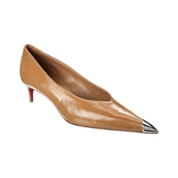 Christian Louboutin Katissima 45 Patent Pump, Brown | Poshmark
