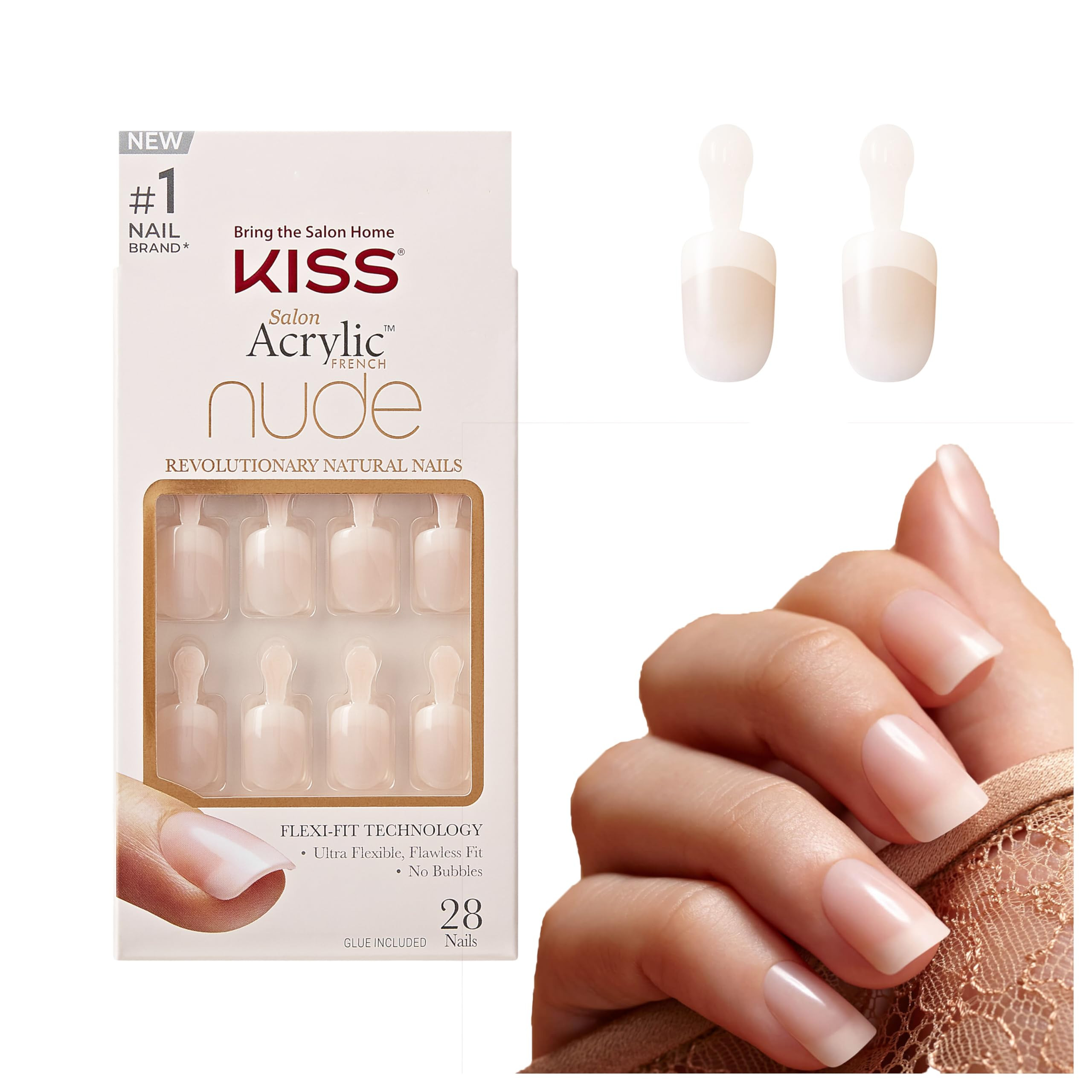 Kiss Nude Nails BREATHTAKING, .11 Lb | Amazon (US)