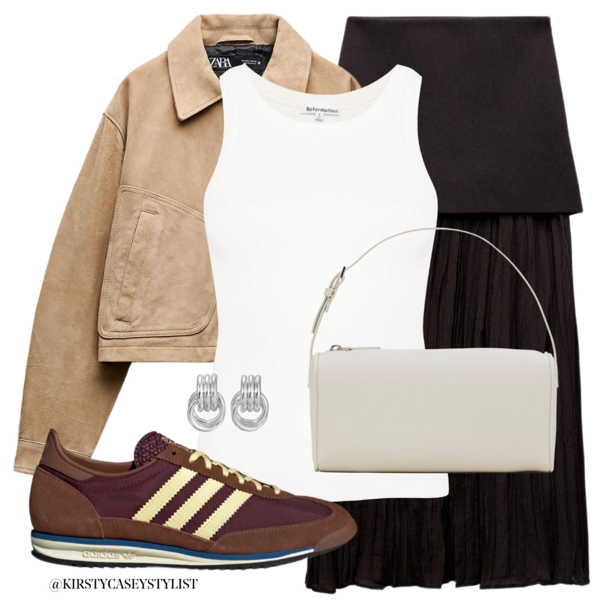 The newest addition to my wardrobe…this skirt is 12/10!🤎 I’ve styled it for a casual lunch or dinner but it’s perfect for dressing up too 👌🏼

Jacket and Skirt are Zara

#outfitlooks #styleinspo #fashion #fashionstyle #outfitinspo #stylist #ootd #outfitinspiration #outfitoftheday #outfitideas #zara #fashionblogger #dailyinspiration #fashionlover #styleblogger #fashiongram #explorepage #trend #personalstylist #holidayoutfit #chic #waystostyle #howtostyle #waystowear #fashiontips #womensfashion #autumn #citybreakoutfit #transitionaloutfit 

#LTKautumn #FashionMonth #LTKstyletip