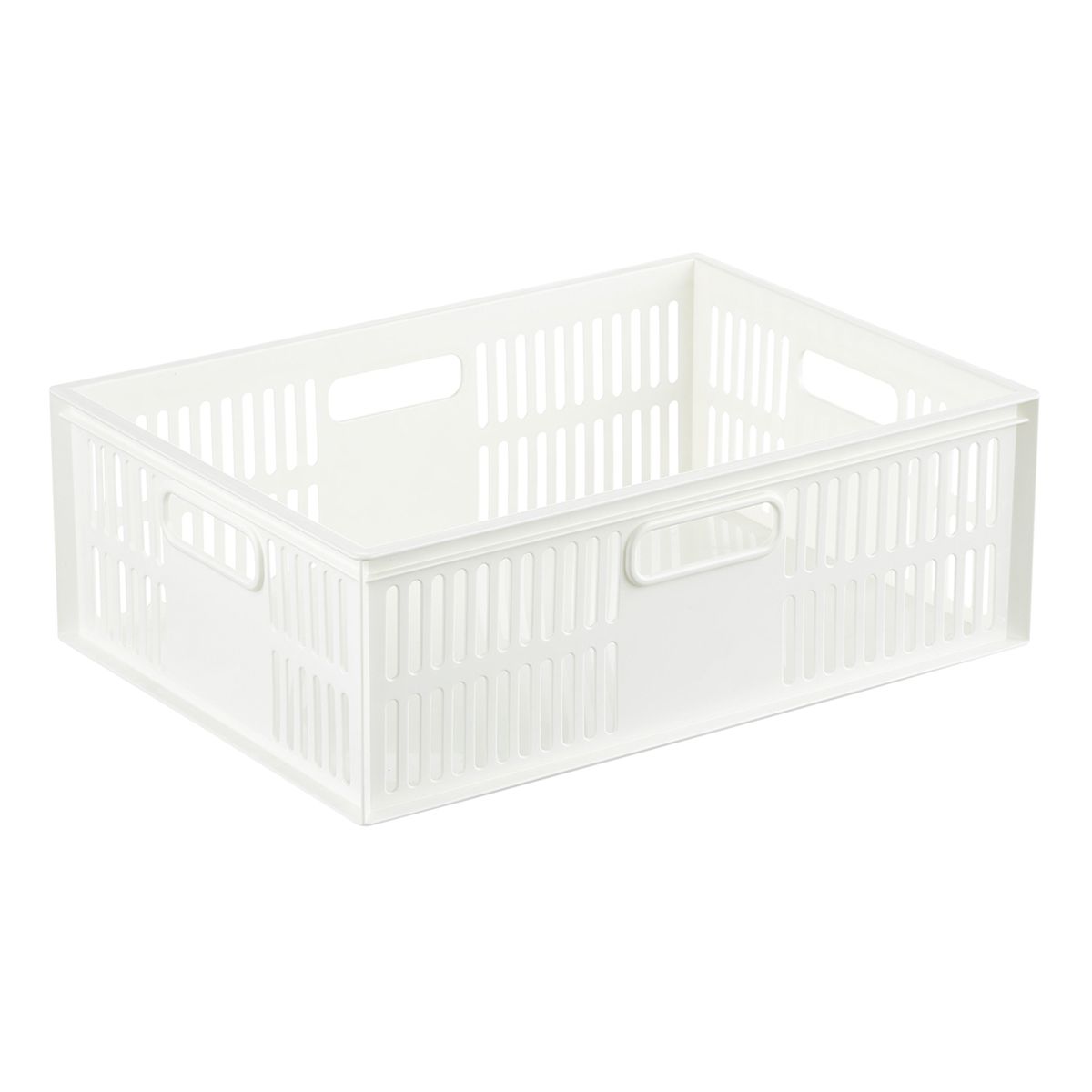 Large Chancellor Basket White | The Container Store